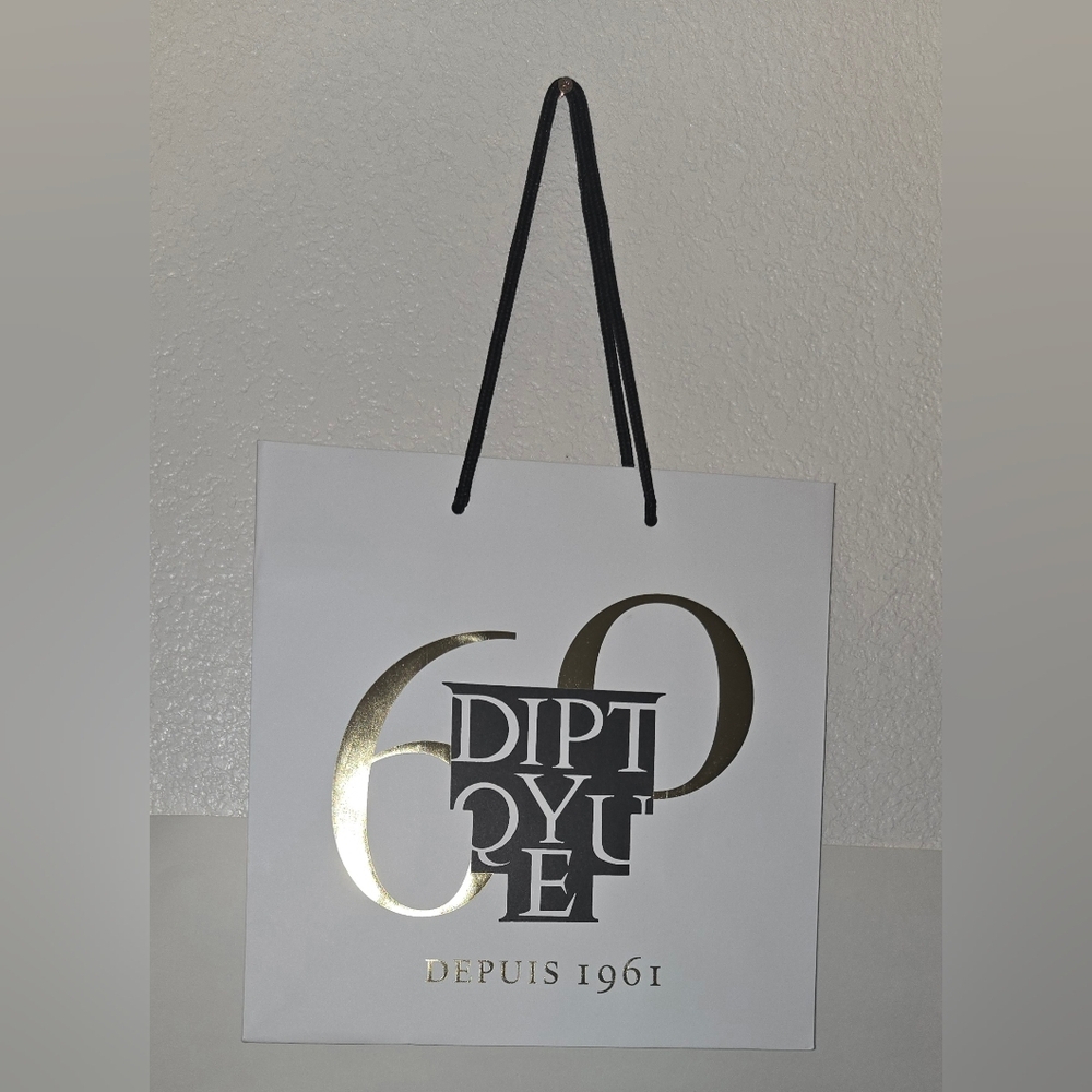 Diptyque White and Gold Anniversary Bag